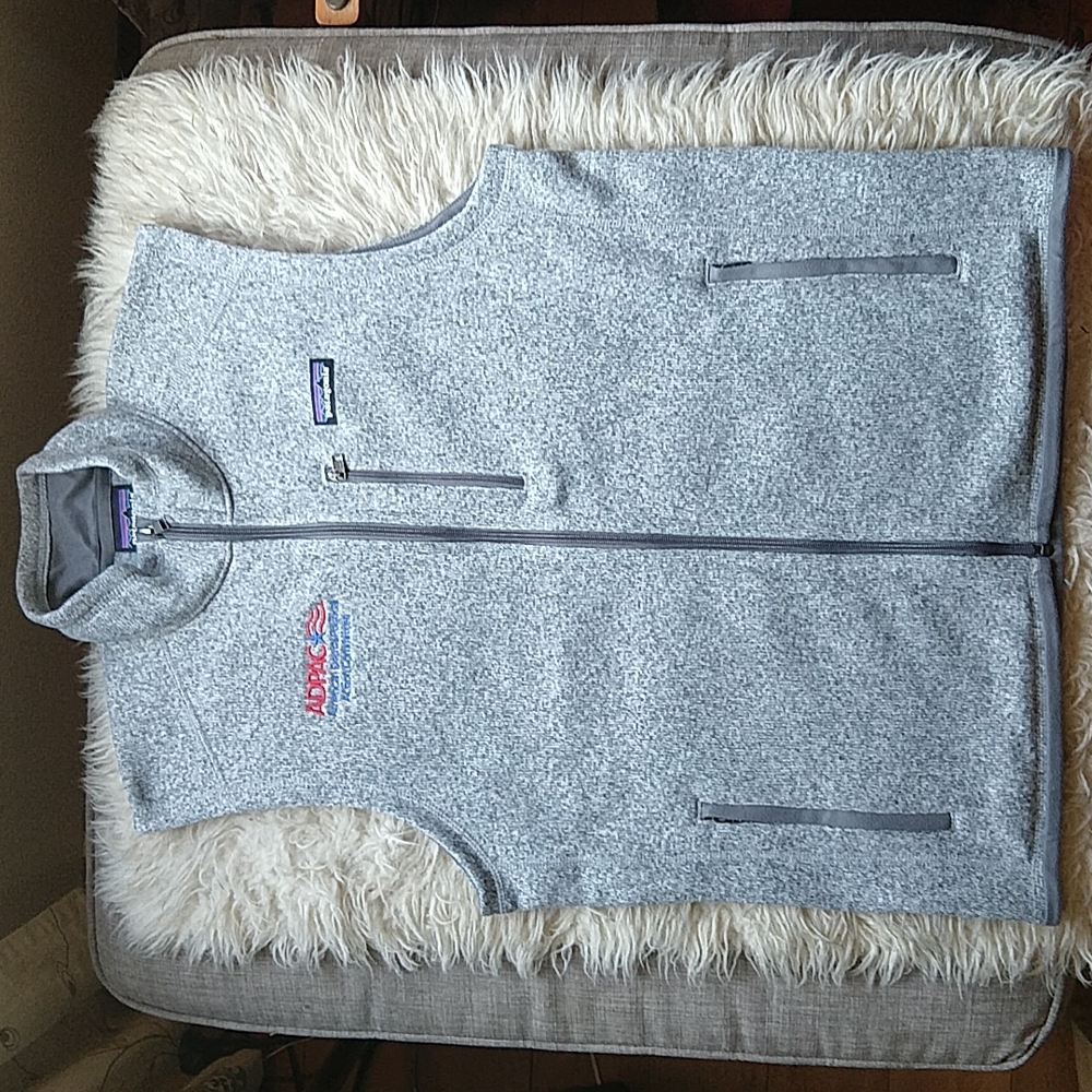 Patagonia Better Sweater Vest Stonewash Gray Personalized Dentist Tooth